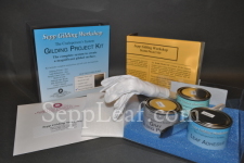 Gilding Project Kit: Includes Genuine Silver Leaf and Gray Primer @ seppleaf.com @ seppleaf.com