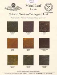 Nazionale Celestial Color Chart