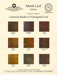 Nazionale Topcoated Color Chart