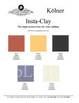 Color Chart, Kolner, Insta-clay @ seppleaf.com @ seppleaf.com