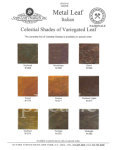 Color Chart, Nazionale, New Celestial @ seppleaf.com @ seppleaf.com