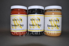 Insta-Clay, Black, 1 Quart @ seppleaf.com @ seppleaf.com